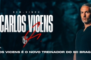 官方：曼城助教维森斯出任葡超布拉加新帅，合同为期三个赛季