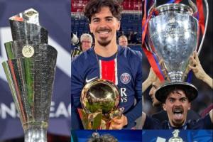 硬实力💪葡萄牙首发巴黎3人：中场核心+边路爆破手，10天夺两冠