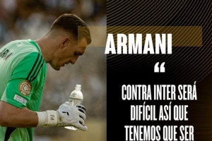 阿尔玛尼：我们有很多机会本可以赢下比赛，对阵国米将努力争胜