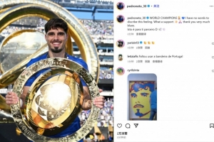 内托社媒晒奖杯：难以形容这种感觉，冠军也献给若塔🕊️🤍