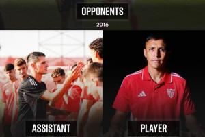 没想到🧐33岁拉梅拉现执教36岁桑切斯，两人曾在北伦敦德比冲突