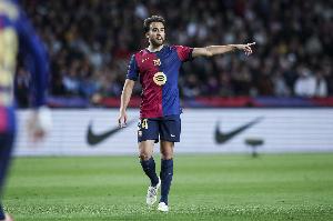 每体：加西亚将与巴萨续约至2030年，双方希望在圣诞节前完成续约