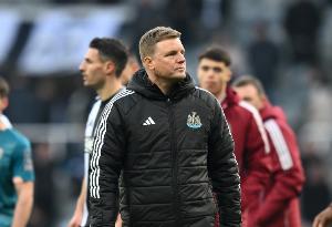 埃迪-豪7次面对伯恩茅斯场均积分0.7分，仅比对阵曼城、红军更多