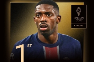 登贝莱荣膺金球奖！成为历史上第六位获得金球奖的法国球员