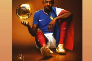 孔德社媒祝贺法国队友登贝莱夺金球奖：恭喜我的兄弟！