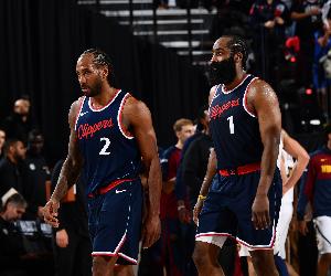 快船VS国王首发出炉：哈登小卡祖巴茨领衔 乔丹-米勒2号位