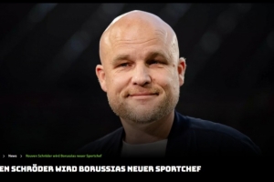 门兴新总监：波兰斯基给人积极的感觉，他就是我们接下来的主教练