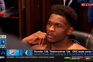 爱德华兹：我不认为自己打得很挣扎，相反，我一直在做正确的决策